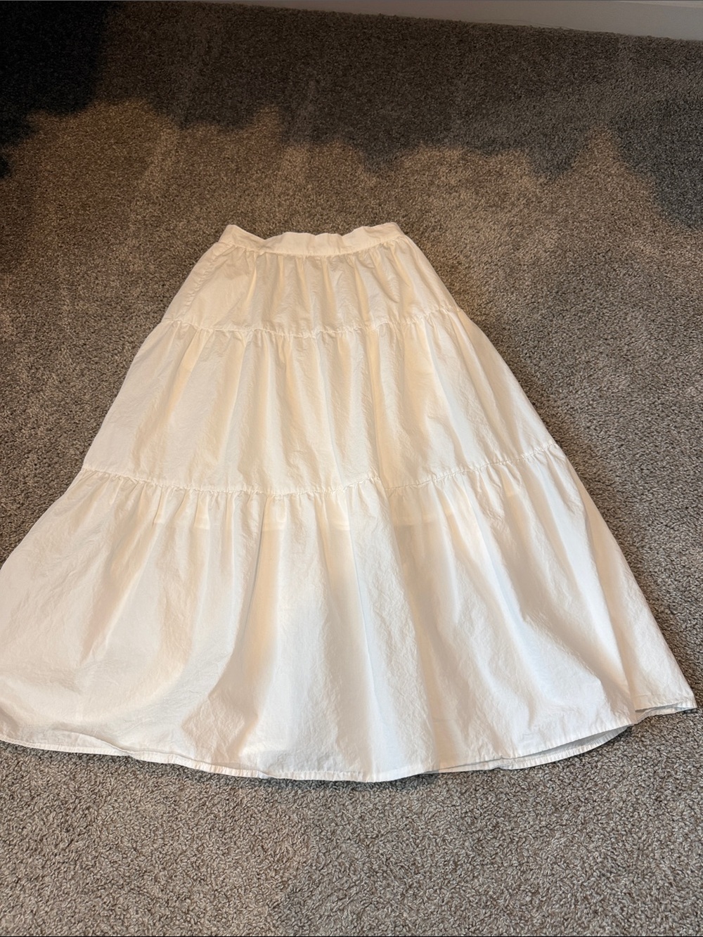 Sincerely Jules White Tiered Maxi Skirt - Picture 2 of 5
